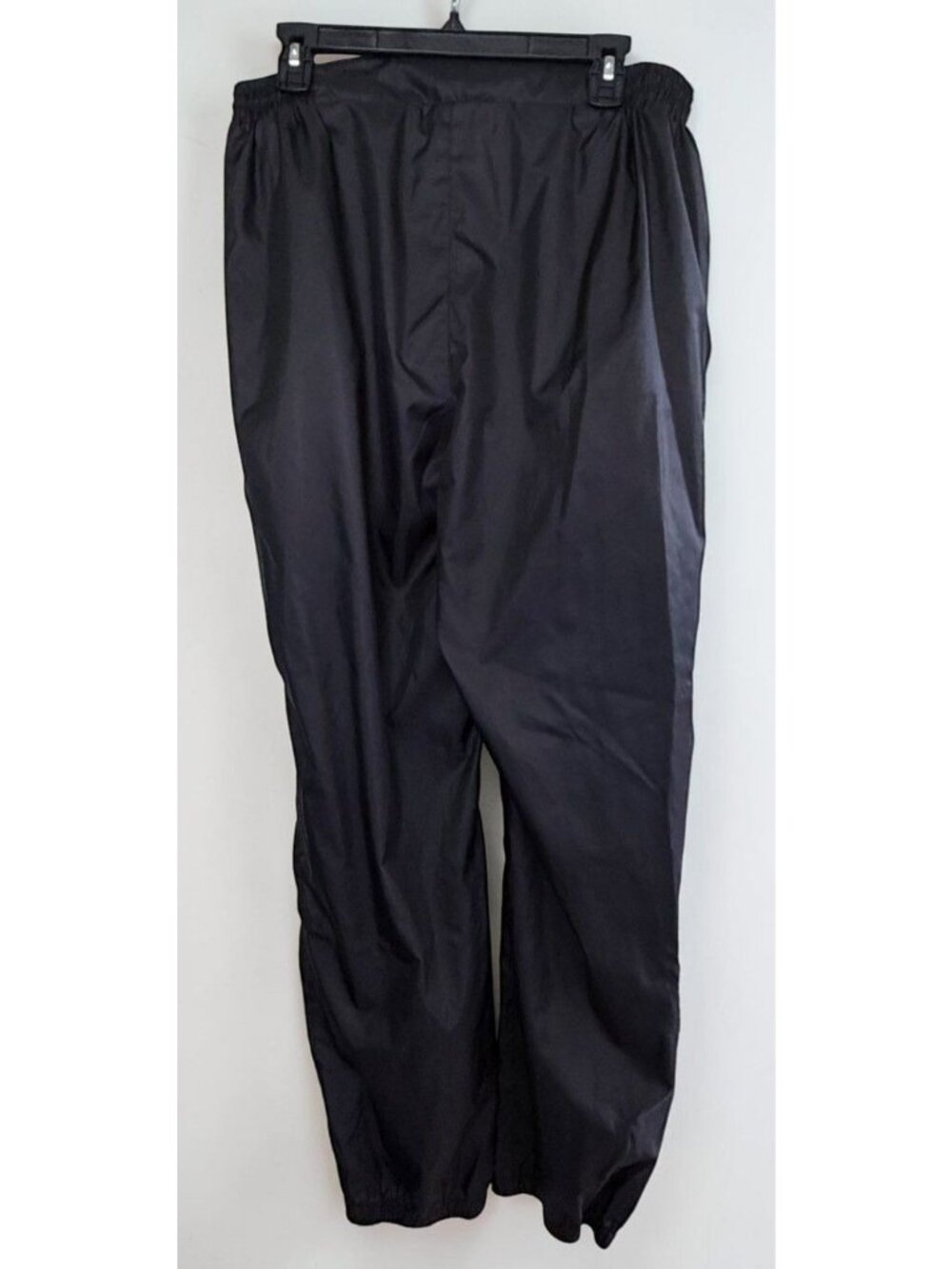 Sierra Designs Waterproof Pants Sz L Black Wind Rain Hiking Gorp Fishing